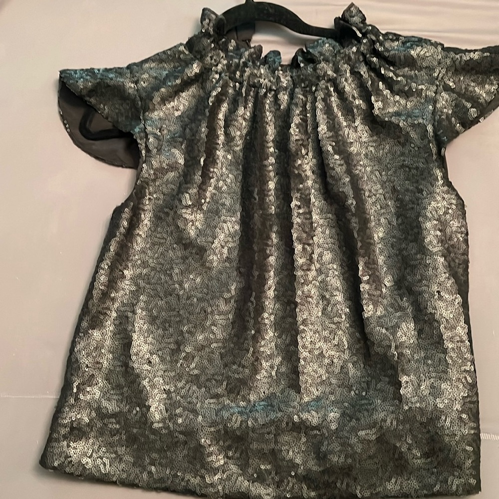 Sequin thank top